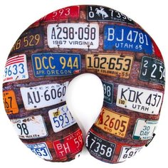 Подушка для шеи RATEL Travel (подушка), License plates