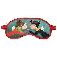 Маска для сна RATEL Happy Valentines Day, kiss