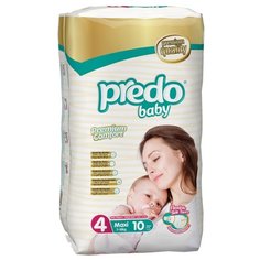 Predo подгузники 4 (7-18 кг) 10 шт.