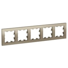 Рамка 5п Schneider Electric AtlasDesign ATN000505, слоновая кость