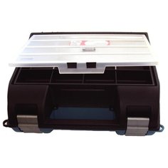 Ящик с органайзером JetTools JT1602318 34x32.5x14 см черный/синий