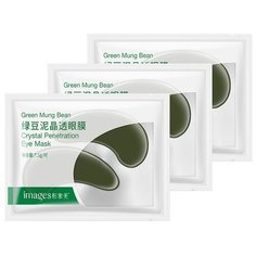 Images Успокаивающие гидрогелевые патчи с экстрактом золотистой фасоли Green Mung Bean 22.5 г (6 шт.)