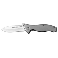 Нож складной STAYER 47621-2 серый