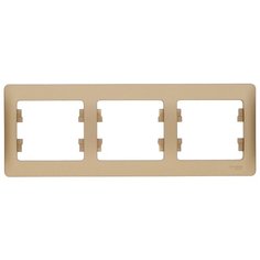 Рамка 3п Schneider Electric GLOSSA GSL000403, титан