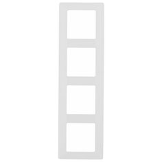 Рамка 4п Legrand Valena Life 754004, белый