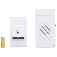 Звонок с кнопкой ТРИТОН Комфорт КМ-01С электронный беспроводной (количество мелодий: 32)