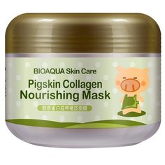 BioAqua Питательная коллагеновая маска Pigskin Collagen с кислородом, 100 г