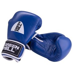 Боксерские перчатки Green hill Gym (BGG-2018) синий 10 oz
