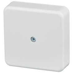 Распределительная коробка IEK КМ41212 наружный монтаж 75x75 мм белый