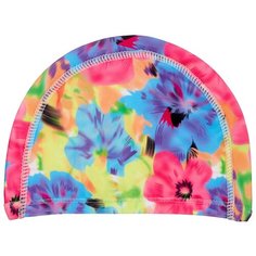 Шапочка для плавания BRADEX полиэстер желтый/голубой