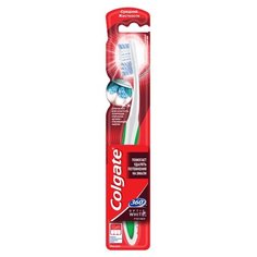 Зубная щетка Colgate 360 Optic White отбеливающая, средней жесткости, зеленый
