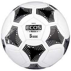 Футбольный мяч ECOS Motion белый/черный 5
