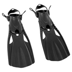 Ласты с открытой пяткой Intex AquaFlow Sport черный 41-45