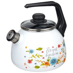 Appetite Чайник со свистком 4с209я 3 л Floral Kitchen