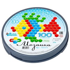 Десятое королевство Мозаика круглая шестигранная 100 элементов (02074)