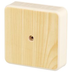 Распределительная коробка IEK КМ41212 наружный монтаж 75x75 мм сосна