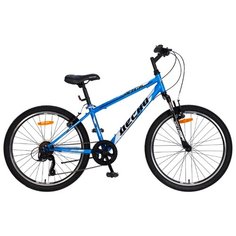 Подростковый горный (MTB) велосипед Десна Метеор V 24 (2019) синий/белый 14" (требует финальной сборки) Desna
