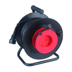 Пан Электрик Удлинитель силовой на катушке ПВС 2х0,75 1300Вт, 20м б/з