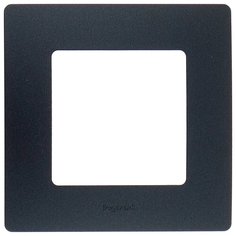 Рамка 1п Legrand Etika 672581, антрацит