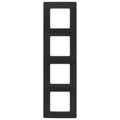 Рамка 4п Legrand Etika 672584, антрацит