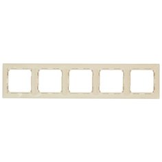 Рамка 5п Legrand Valena 696743, слоновая кость