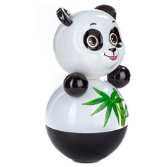 Неваляшка Котовские неваляшки Медведь (6С-009) 27.5 см белый/черный