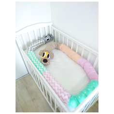 Pillolu бортик в кроватку Котопес 355 см микс