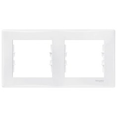Рамка 2п Schneider Electric SEDNA SDN5800321, белый