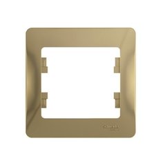 Рамка 1п Schneider Electric GLOSSA GSL000401, титан