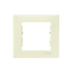 Рамка 1п Schneider Electric SEDNA SDN5800147, бежевый