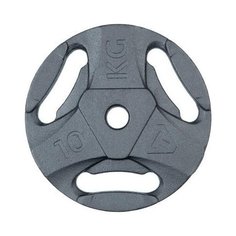 Диск Torneo стальной 10 кг (1050-100) черный