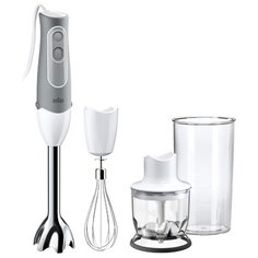 Погружной блендер Braun MQ 525, белый/серый