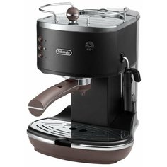 Кофеварка рожковая DeLonghi Icona Vintage ECOV 311 черный
