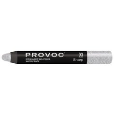 Provoc Тени-карандаш водостойкие Eyeshadow Gel Pencil 03 мокрый асфальт, шиммер