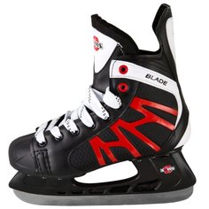 Хоккейные коньки Novus AHSK-17.01 Blade черный/красный/белый р. 38