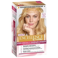 LOreal Paris Excellence стойкая крем-краска для волос, 9.3, Очень Светло-русый золотистый