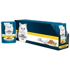 Корм для кошек Gourmet Перл с курицей 24шт. х 85 г (кусочки в соусе)