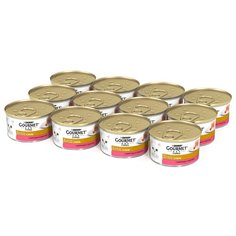 Корм для кошек Gourmet Голд с форелью и с томатами 12шт. х 85 г (паштет)