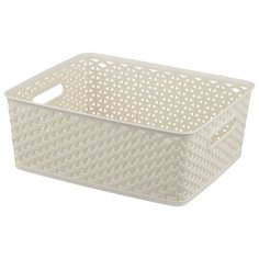 CURVER Коробка Curver My Style M 13x35x30см кремовый