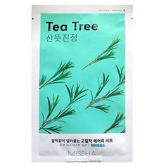 Missha Маска успокаивающая тканевая Airy Fit Sheet Mask Теа Tree с экстрактом чайного дерева, 19 г
