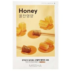 Missha Airy Fit Sheet Mask Honey питательная тканевая маска с медом, 19 г