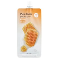 Missha Pure Source Pocket Pack Honey ночная маска на основе мёда, 10 мл