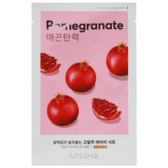 Missha Airy Fit Sheet Mask Pomegranate освежающая тканевая маска с экстрактом граната, 19 г