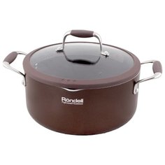 Кастрюля Rondell Mocco 3,5 л, коричневый