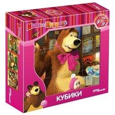 Кубики-пазлы СТЕП Маша и Медведь 87133 Step