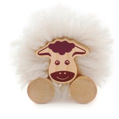 Каталка-игрушка Мир деревянных игрушек Помпон-Овечка (Д397) белый