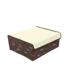 Удачная покупка Коробка для хранения RYP103 коричневый/белый