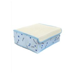 Удачная покупка Коробка для хранения RYP103 голубой/белый