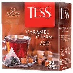 Чай черный Tess Caramel charm в пирамидках, 20 шт.