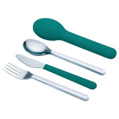 Joseph Joseph Набор столовых приборов GoEat Cutlery Set, 3 шт. изумрудный